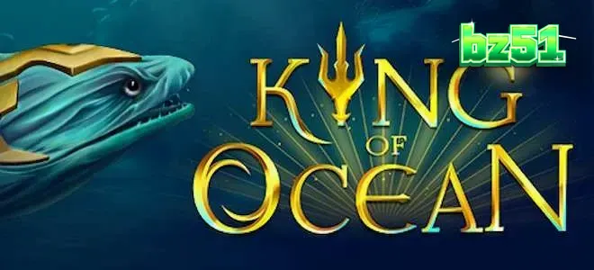 Cena subaquática vibrante do jogo King of Ocean com elementos de tesouros e criaturas marinhas.